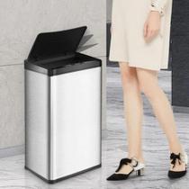 Lixeira retangular, Aço Inox, 50L, com sensor de proximidade GH123