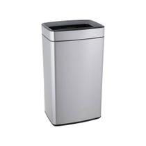 Lixeira Retangular Com Aro e Balde 40 L Aço Inoxidável Escovado Linha Plana Brinox Aço Inoxidável Lixeira Retangular Com Aro e Balde 40 L Aço Inoxidável Escovado Linha Plana Brinox Aço Inoxidável