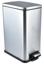 Lixeira Retangular Com Pedal 30 Litros - Inox Lixeira Retangular Com Pedal 30 Litros - Inox