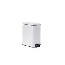 Lixeira Retangular com Pedal e Balde Matte Branco 5L Brinox Lixeira Retangular com Pedal e Balde Matte Branco 5L Brinox