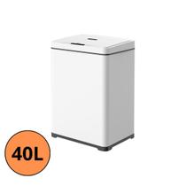 Lixeira Retangular Com Tampa Automática 40l Inox Globalmix