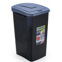 Lixeira Retangular Ecofácil 30L com Tampa Click