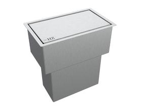 Lixeira Retangular Embutir Inox 5 L Para Bancada - Click