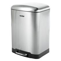 Lixeira Retangular Inox 12 Litros 40,2 cm Vonder Lixeira Retangular Inox 12 Litros 40,2 cm Vonder