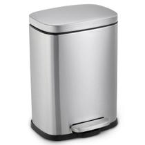 Lixeira Retangular Nobre 12 Litros com Pedal