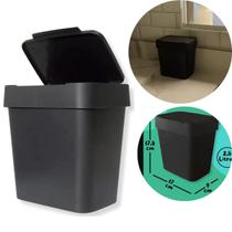Lixeira Retangular P/ Cozinha Multiuso 2,5 Litros Para pia Lixeira Retangular P/ Cozinha Multiuso 2,5 Litros Para pia
