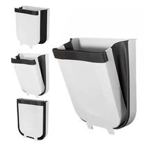 Lixeira Retrátil Extensível Dobrável Para Cozinha Ambientes