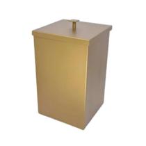 Lixeira Rodinox Inox Dourado Fosco 7,8L Lixeira Rodinox Inox Dourado Fosco 7,8L