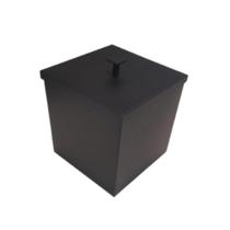 Lixeira Rodinox Inox Preta Quadrada 5,2L Lixeira Rodinox Inox Preta Quadrada 5,2L