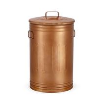 Lixeira rose gold 50 litros lata de lixo americana cobre Lixeira rose gold 50 litros lata de lixo americana cobre