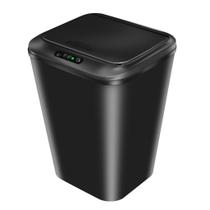 Lixeira Sensor Automática Inteligente de Banheiro Cozinha Escritório Capacidade 16 Litros Cor:Preto