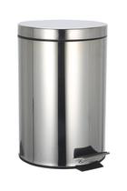 Lixeira Shine 12L com Pedal Cazza Inox