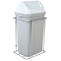 Lixeira Simples 10 Litros Fixa P/ Cozinha / Banheiro 7076 CR Lixeira Simples 10 Litros Fixa P/ Cozinha / Banheiro 7076 CR