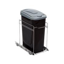 Lixeira Simples Inox com Corrediça Telescópica Inox 230x440x320 mm 4370 Masutti Copat Lixeira Simples Inox com Corrediça Telescópica Inox 230x440x320 mm 4370 Masutti Copat