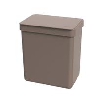 Lixeira single 2,5l cor concreto coza