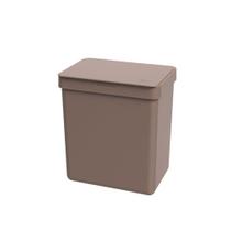 Lixeira Single 2,5L Warm Gray Coza Lixeira Single 2,5L Warm Gray Coza