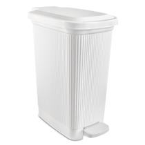 Lixeira Slim 7,5 Litros Grande Com Pedal Banheiro