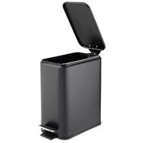 Lixeira Slim de Pedal em Ferro e Plástico PP 5 Litros