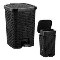 Lixeira Smart com Cesto Interno com Pedal e Amortecedor na Tampa 15 Litros - Monte Líbano