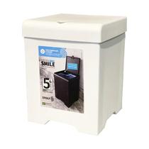 Lixeira Smile 5,4 Litros Branco Lixeira Smile 5,4 Litros Branco