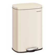 Lixeira SONGMICS 50L em Aço Inoxidável com Fechamento Suave - ULTB050A01