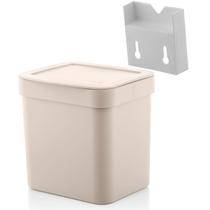 Lixeira Suspensa com Suporte para Fixação Trium Compacta Ou Lixeira Suspensa com Suporte para Fixação Trium Compacta Ou