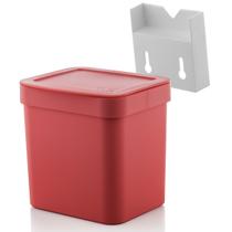 Lixeira Suspensa com Suporte para Fixação Trium Compacta Ou Lixeira Suspensa com Suporte para Fixação Trium Compacta Ou