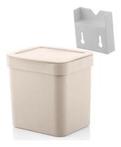 Lixeira Suspensa Com Suporte Para Fixação Trium Compacta Lixeira Suspensa Com Suporte Para Fixação Trium Compacta