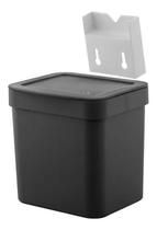Lixeira Suspensa Com Suporte Para Fixação Trium Compacta Lixeira Suspensa Com Suporte Para Fixação Trium Compacta
