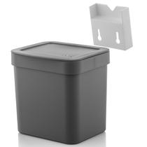 Lixeira Suspensa com Suporte para Fixação Trium Compacta Ou Lixeira Suspensa com Suporte para Fixação Trium Compacta Ou