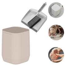 Lixeira Suspensa Piso/Parede+Pá Para Lixo+Escova Limpeza -Ou Lixeira Suspensa Piso/Parede+Pá Para Lixo+Escova Limpeza -Ou