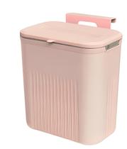 Lixeira Suspensa Rose 9 Litros com Suporte Adesivo e Alça de Pendurar Arqplast