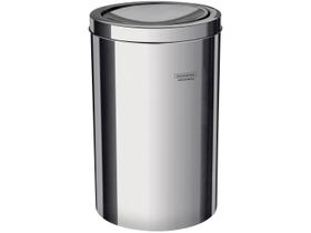 Lixeira Swing em Aço Inox Acabamento Scotch Brite Tampa Basculante 12 Litros Tramontina Lixeira Swing em Aço Inox Acabamento Scotch Brite Tampa Basculante 12 Litros Tramontina