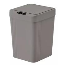 Lixeira Tampa Abertura Inteligente Plástico Capacidade de 13 Litros Para Cozinha Banheiro Escritório