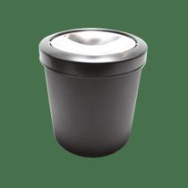 Lixeira tampa basculante em aço inox 5 l polipropileno Lixeira tampa basculante em aço inox 5 l polipropileno