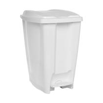 Lixeira Tampa Com Pedal 40 Litros Banheiro E Cozinha - Jaguar