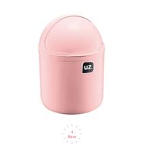 Lixeira Tampa Plastica p Pia Cozinha Gourmet Rosa bebe 4L Lixeira Tampa Plastica p Pia Cozinha Gourmet Rosa bebe 4L