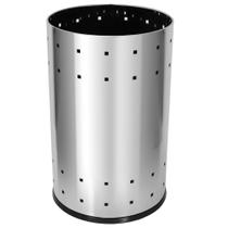 Lixeira Telada de Aço Inox 36 Litros - B10 - JSN Lixeira Telada de Aço Inox 36 Litros - B10 - JSN