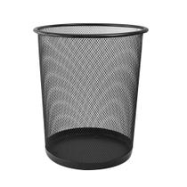 Lixeira Telada De Metal Preta 05 Litros 26,5x23,5x18,7cm