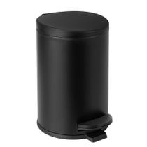 Lixeira TIPGO 4,5 L Preto Fosco em Aço Inoxidável