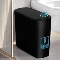 Lixeira TIPGO, sensor de movimento automático de 5 galões, preto