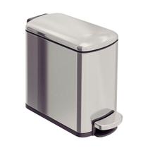 Lixeira Tipo D Slim Aço Inox Acetinado Balde Interno 6 Litros - Tramontina 94538/606 Lixeira Tipo D Slim Aço Inox Acetinado Balde Interno 6 Litros - Tramontina 94538/606