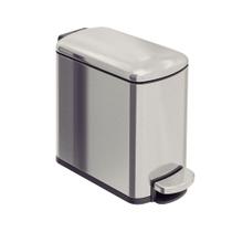 Lixeira Tramontina 6 Litros Tipo D Slim Em Aço Inox Scotch Brite Lixeira Tramontina 6 Litros Tipo D Slim Em Aço Inox Scotch Brite