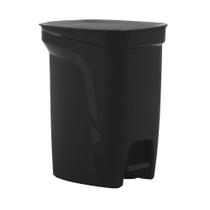Lixeira Tramontina Compact 10 L Em Polipropileno Preto Com Haste Em Aço Galvanizado