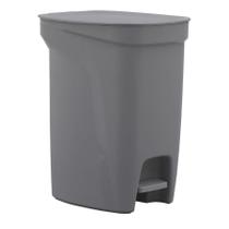 Lixeira Tramontina Compact 10L em Polipropileno Cinza com Haste em Aço Galvanizado Lixeira Tramontina Compact 10L em Polipropileno Cinza com Haste em Aço Galvanizado