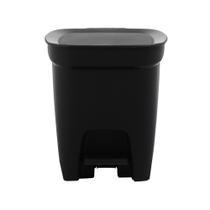Lixeira Tramontina Compact 7L em Polipropileno Preto