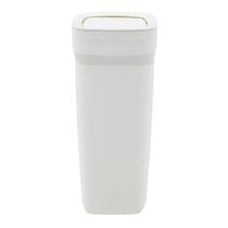 Lixeira Tramontina Compact em Polipropileno Branco com Tampa Lixeira Tramontina Compact em Polipropileno Branco com Tampa