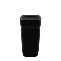 Lixeira Tramontina Compact em Polipropileno Preto com Tampa