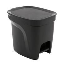 Lixeira Tramontina Compact Polipropileno Preto 7L