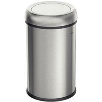 Lixeira Tramontina Institucional Inox 65 L Tampa Basculante